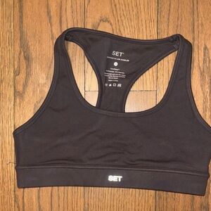 SET Active Black Sports Bra